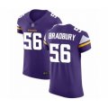 Minnesota Vikings #56 Garrett Bradbury Purple Team Color Vapor Untouchable Elite Player Football Jersey