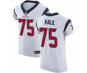 Houston Texans #75 Matt Kalil White Vapor Untouchable Elite Player Football Jersey