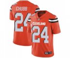 Cleveland Browns #24 Nick Chubb Orange Alternate Vapor Untouchable Limited Player Football Jersey