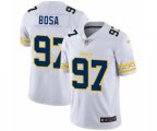 Los Angeles Chargers #97 Joey Bosa White Team Logo Cool Edition Jersey