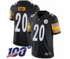 Pittsburgh Steelers #20 Cameron Sutton Black Team Color Vapor Untouchable Limited Player 100th Season Football Jersey