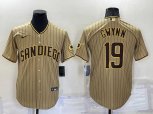 San Diego Padres #19 Tony Gwynn Gray Stitched MLB Cool Base Nike Jersey