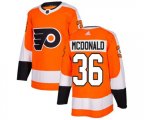 Adidas Philadelphia Flyers #36 Colin McDonald Authentic Orange Home NHL Jersey