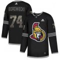 Ottawa Senators #74 Mark Borowiecki Black Authentic Classic Stitched NHL Jersey