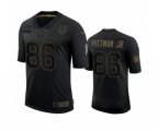 Indianapolis Colts #86 Michael Pittman Jr. Black 2020 Salute to Service Limited Jersey