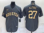 Houston Astros #27 Jose Altuve Grey 2022 All Star Stitched Cool Base Nike Jersey