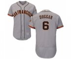 San Francisco Giants #6 Steven Duggar Grey Road Flex Base Authentic Collection Baseball Jersey