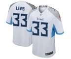 Tennessee Titans #33 Dion Lewis Game White Football Jersey