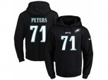 Philadelphia Eagles #71 Jason Peters Black Name & Number Pullover NFL Hoodie