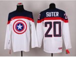 NHL Olympic Team USA #20 Ryan Suter white Captain America Fashion Stitched Jerseys