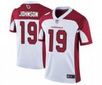 Arizona Cardinals #19 KeeSean Johnson White Vapor Untouchable Limited Player Football Jersey