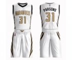 Atlanta Hawks #31 Chandler Parsons Authentic White Basketball Suit Jersey - City Edition