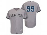 New York Yankees #99 Aaron Judge Gray Authentic Collection Flex Base Jersey