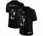 Indianapolis Colts #7 Jacoby Brissett Limited Black Statue of Liberty Football Jersey