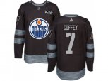 Edmonton Oilers #7 Paul Coffey Black 1917-2017 100th Anniversary Stitched NHL Jersey