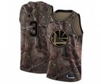 Golden State Warriors #3 David West Swingman Camo Realtree Collection Basketball Jersey