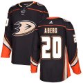 Anaheim Ducks #20 Pontus Aberg Black Home Authentic Stitched NHL Jersey