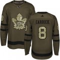Toronto Maple Leafs #8 Connor Carrick Authentic Green Salute to Service NHL Jersey