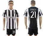2017-18 Juventus FC 21 DYBALA Home Soccer Jersey