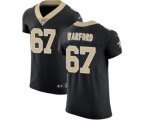 New Orleans Saints #67 Larry Warford Black Team Color Vapor Untouchable Elite Player Football Jersey