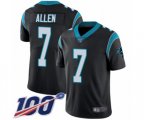 Carolina Panthers #7 Kyle Allen Black Team Color Vapor Untouchable Limited Player 100th Season Football Jersey