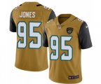 Jacksonville Jaguars #95 Abry Jones Limited Gold Rush Vapor Untouchable Football Jersey