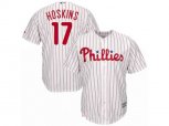 Philadelphia Phillies #17 Rhys Hoskins White Home Stitched MLB Jersey