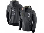 Atlanta Falcons #3 Matt Bryant Stitched Black Anthracite Salute to Service Player Performance Hoodie