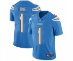 Los Angeles Chargers #1 Ty Long Electric Blue Alternate Vapor Untouchable Limited Player Football Jersey