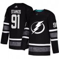 Tampa Bay Lightning #91 Steven Stamkos Black 2019 All-Star Game Parley Authentic Stitched NHL Jersey