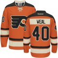Philadelphia Flyers #40 Jordan Weal Premier Orange New Third NHL Jersey