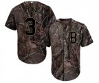 Boston Red Sox #3 Jimmie Foxx Authentic Camo Realtree Collection Flex Base Baseball Jersey