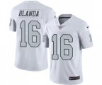 Oakland Raiders #16 George Blanda Elite White Rush Vapor Untouchable Football Jersey