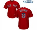 Boston Red Sox #9 Ted Williams Replica Red Alternate Home Cool Base Baseball Jersey