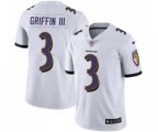 Baltimore Ravens #3 Robert Griffin III White Vapor Untouchable Limited Player Football Jersey