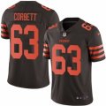 Cleveland Browns #63 Austin Corbett Limited Brown Rush Vapor Untouchable NFL Jersey