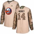 New York Islanders #14 Thomas Hickey Authentic Camo Veterans Day Practice NHL Jersey