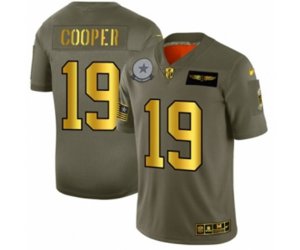 Dallas Cowboys #19 Amari Cooper Limited Olive Gold 2019 Salute to Service Football Jersey