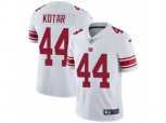 New York Giants #44 Doug Kotar White Vapor Untouchable Limited Player NFL Jersey