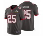 Tampa Bay Buccaneers #25 LeSean McCoy Pewter 2021 Super Bowl LV Jersey