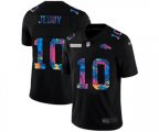 Denver Broncos #10 Jerry Jeudy Multi-Color Black 2020 NFL Crucial Catch Vapor Untouchable Limited Jersey