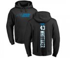 Carolina Panthers #43 Fozzy Whittaker Black Backer Pullover Hoodie