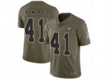 New Orleans Saints #41 Alvin Kamara Limited Olive 2017 Salute to Service NFL Jersey