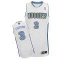Denver Nuggets #3 Allen Iverson Authentic White Home NBA Jersey