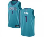 Charlotte Hornets #1 Malik Monk Authentic Teal Basketball Jersey - Icon Edition