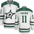 Dallas Stars #11 Mike Gartner Authentic White Away NHL Jersey