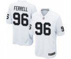 Oakland Raiders #96 Clelin Ferrell Game White Football Jersey