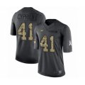 Philadelphia Eagles #41 Johnathan Cyprien Limited Black 2016 Salute to Service Football Jersey