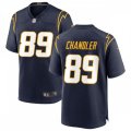 Los Angeles Chargers Retired Player #89 Wes Chandler Nike Navy Alternate Vapor Limited Jersey