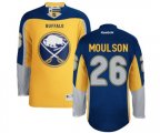 Reebok Buffalo Sabres #26 Matt Moulson Authentic Gold New Third NHL Jersey